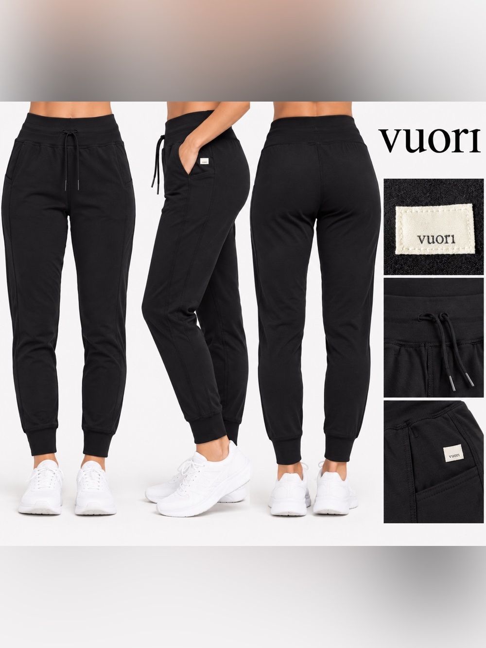 Vuori Women's Black Jogger Pants